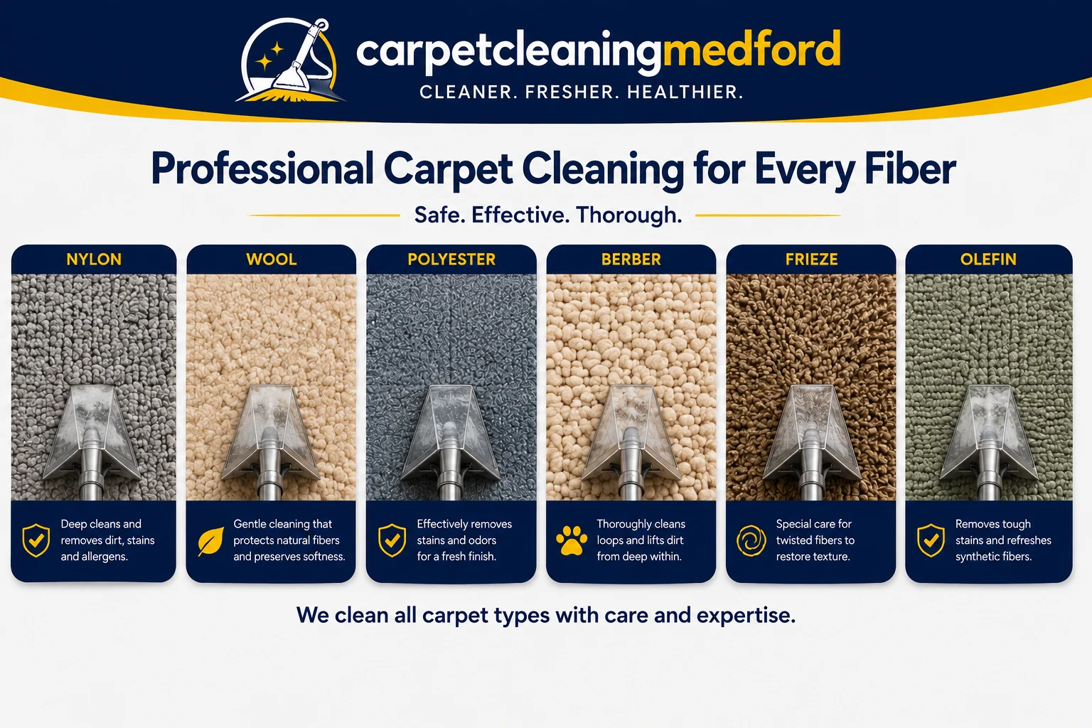carpet types cleaning medford oregon wool nylon berber
