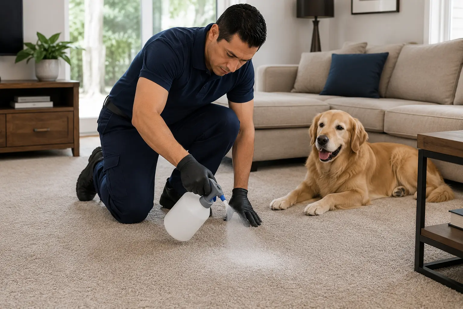 Professional pet odor removal service in Medford Oregon